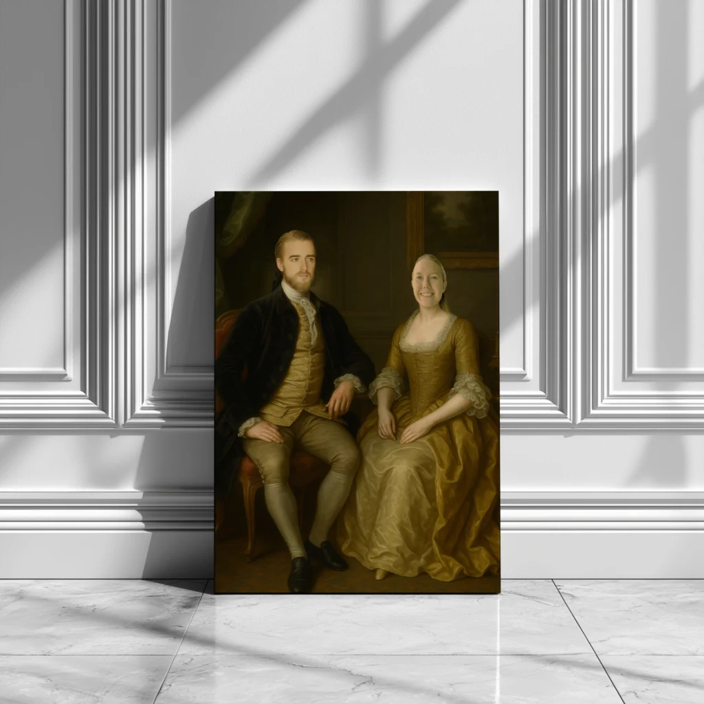 Portret na płótnie - Arystokratyczne Oblicza pomysł na prezent dla babci i dziadka