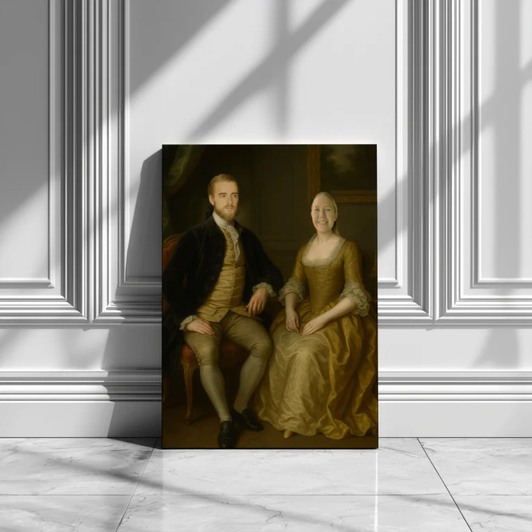 Portret na płótnie - Arystokratyczne Oblicza pomysł na prezent dla babci i dziadka