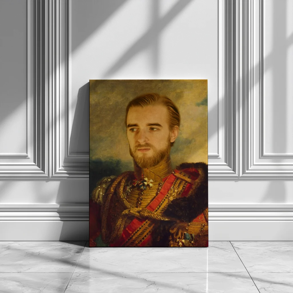 Portret na płótnie - Obrońca Imperium prezent na dzień taty