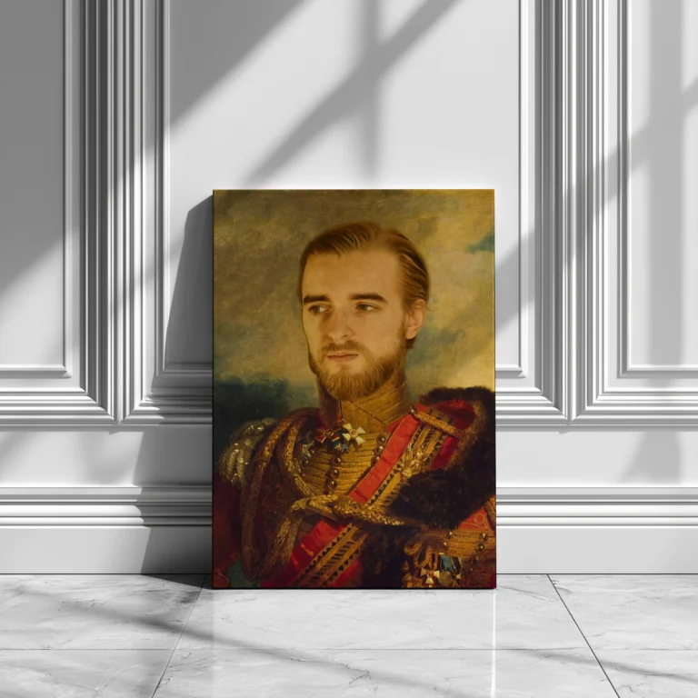 Portret na płótnie - Obrońca Imperium prezent na dzień taty