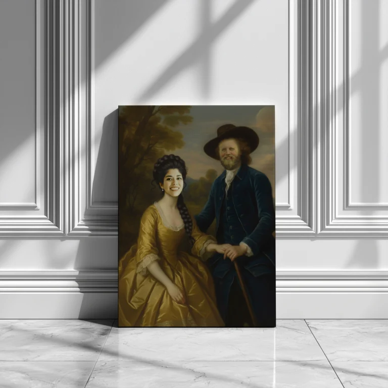 Portret na płótnie - On i Ona w Chwale prezent na ślub