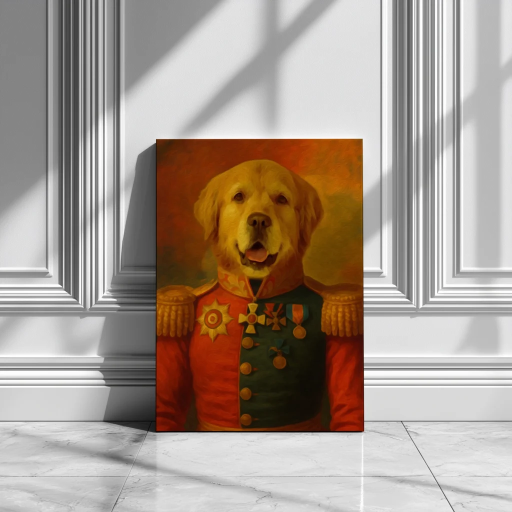 Portret psa - Sir Szczekalski prezent na święta