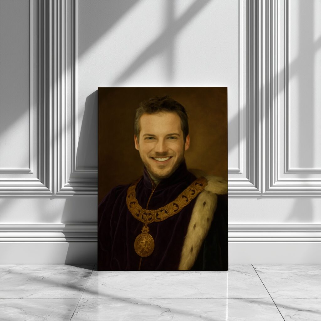 Portret na płótnie - Lord Aksamit fajny pomysł na prezent