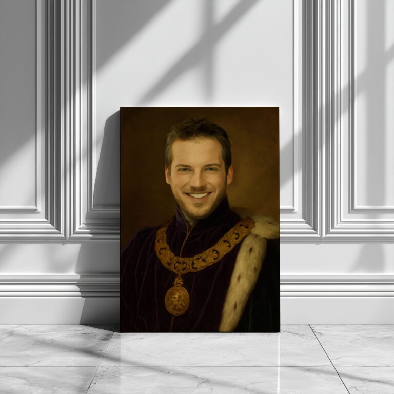 Portret na płótnie - Lord Aksamit fajny pomysł na prezent