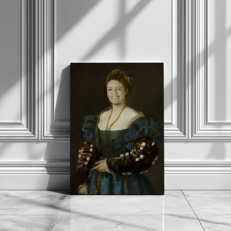 Portret na płótnie ze zdjęcia - Władczyni Serc prezent na urodziny dla kobiety