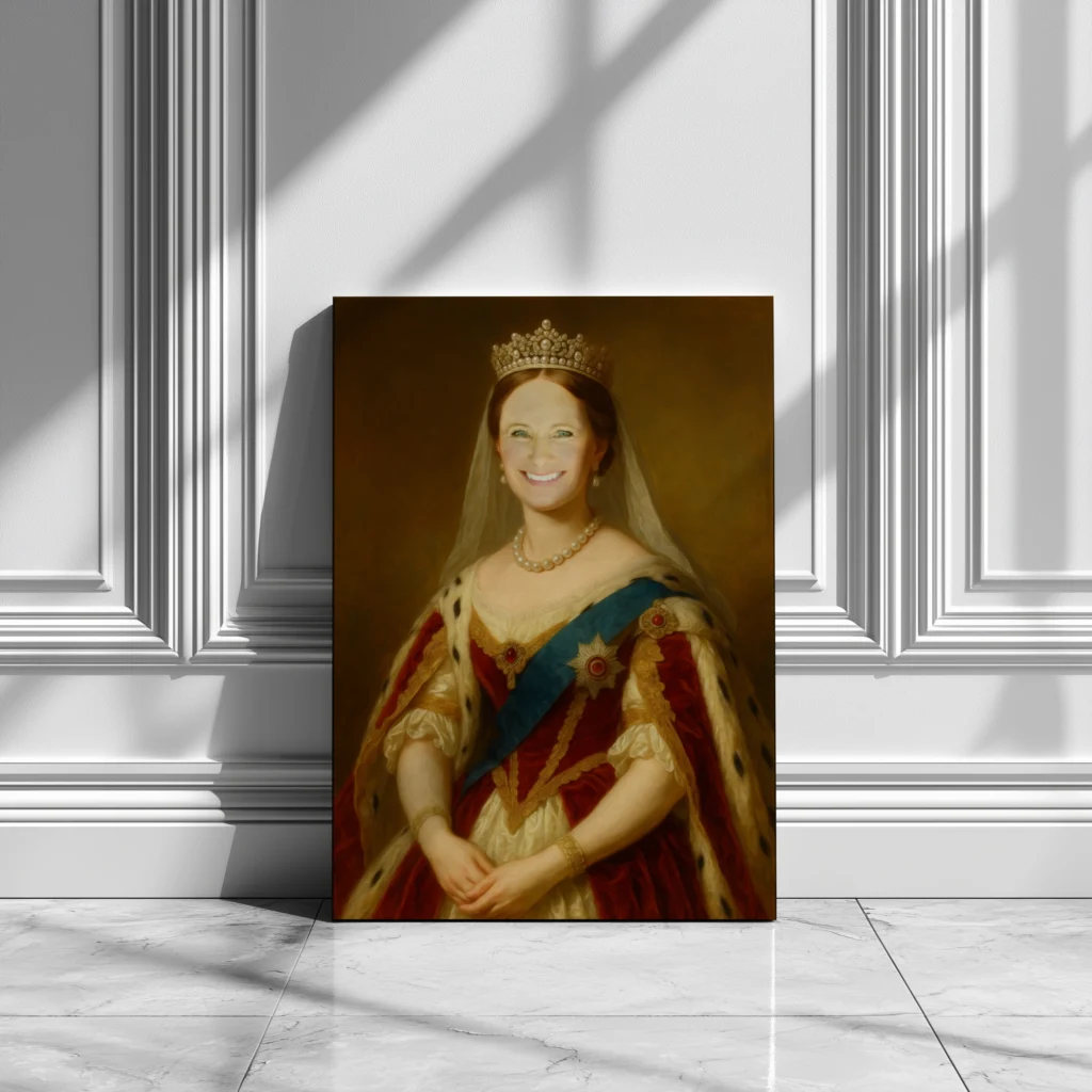 Portret na płótnie - Królowa Dworu ciekawy pomysł na prezent